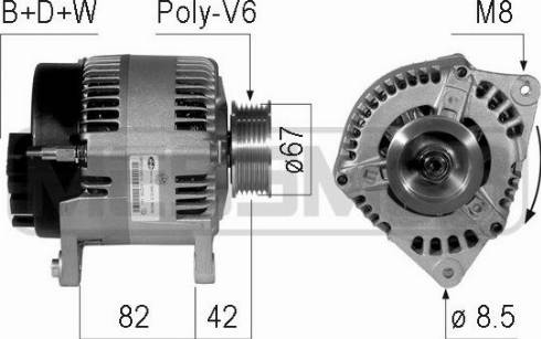 Messmer 210761A - Генератор autospares.lv