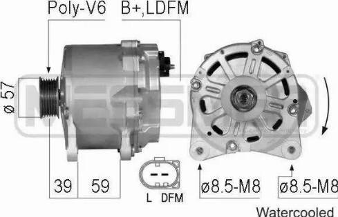 Messmer 210781 - Генератор autospares.lv