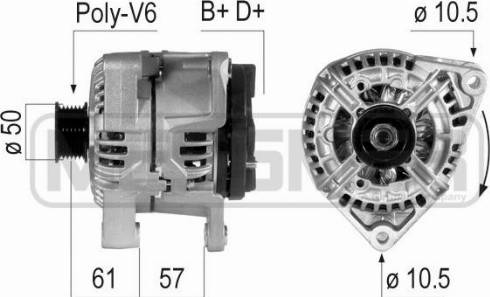 Messmer 210725A - Генератор autospares.lv