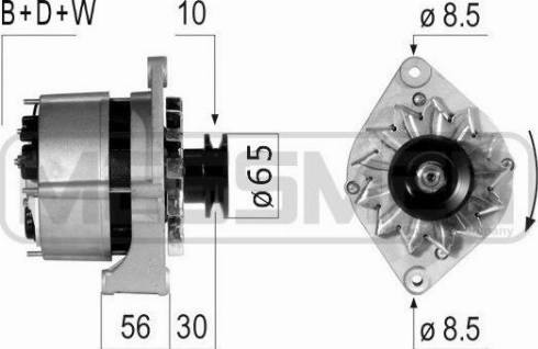 Messmer 210722A - Генератор autospares.lv