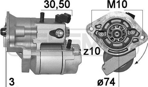 Messmer 220994A - Стартер autospares.lv