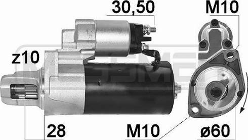 Messmer 220949A - Стартер autospares.lv