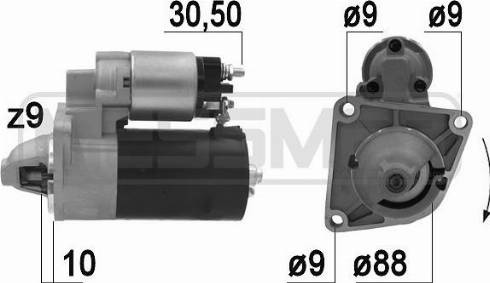 Messmer 220944A - Стартер autospares.lv