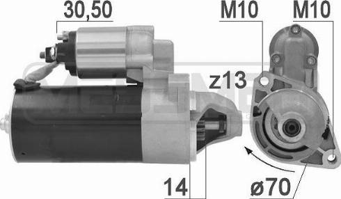 Messmer 220941A - Стартер autospares.lv