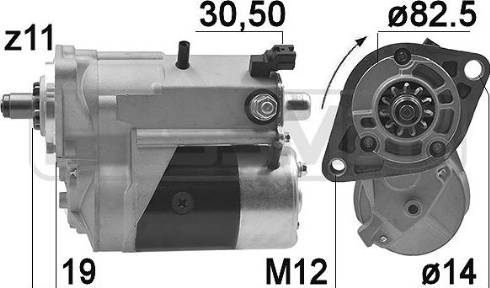 Messmer 220957A - Стартер autospares.lv