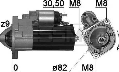 Messmer 220906 - Стартер autospares.lv