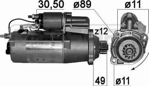 Messmer 220916 - Стартер autospares.lv