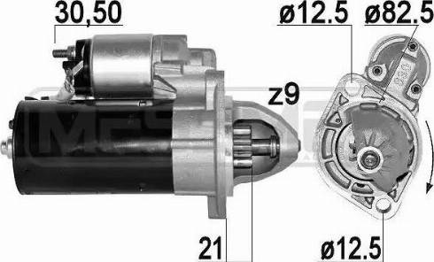 Messmer 220912 - Стартер autospares.lv