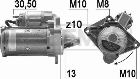 Messmer 220980 - Стартер autospares.lv