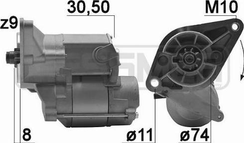 Messmer 220981A - Стартер autospares.lv