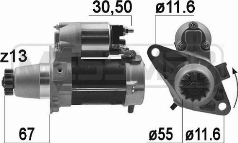 Messmer 220982A - Стартер autospares.lv