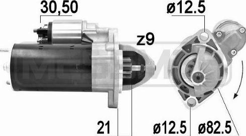 Messmer 220931A - Стартер autospares.lv