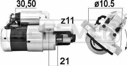 Messmer 220921A - Стартер autospares.lv