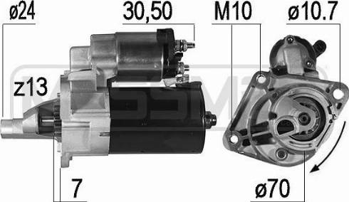 Messmer 220978A - Стартер autospares.lv