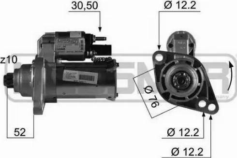 Messmer 220445 - Стартер autospares.lv