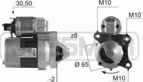 Messmer 220441 - Стартер autospares.lv