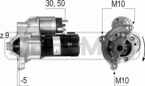 Messmer 220455A - Стартер autospares.lv