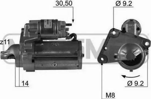 Messmer 220451 - Стартер autospares.lv