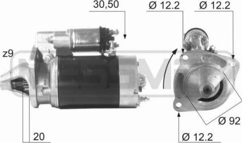 Messmer 220469A - Стартер autospares.lv