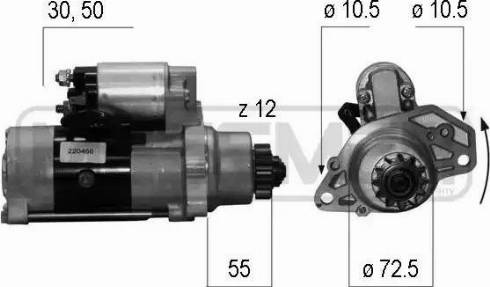 Messmer 220466 - Стартер autospares.lv