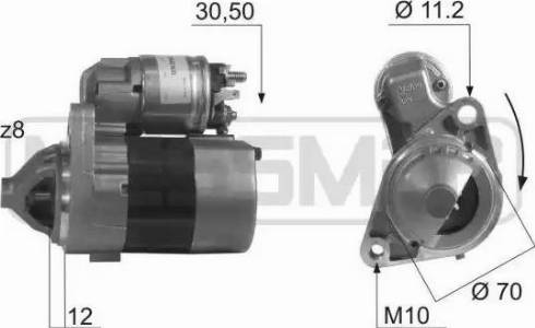 Messmer 220404 - Стартер autospares.lv