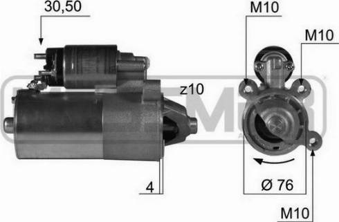 Messmer 220406A - Стартер autospares.lv