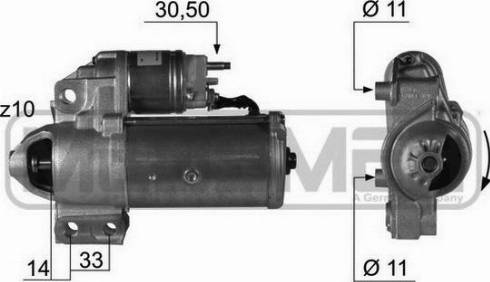 Messmer 220400A - Стартер autospares.lv