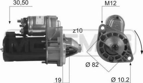 Messmer 220401 - Стартер autospares.lv