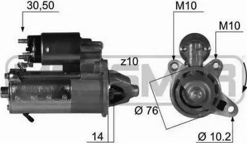 Messmer 220414 - Стартер autospares.lv