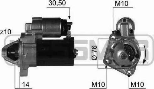 Messmer 220411 - Стартер autospares.lv