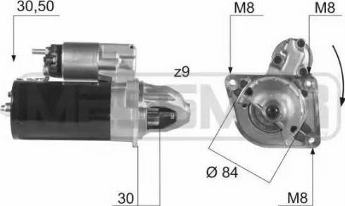 Messmer 220435 - Стартер autospares.lv