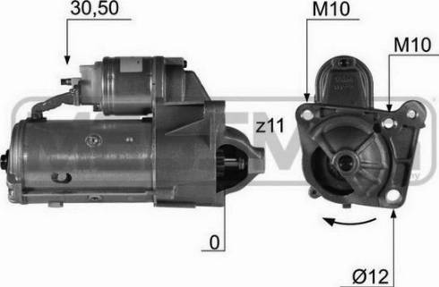 Messmer 220436A - Стартер autospares.lv