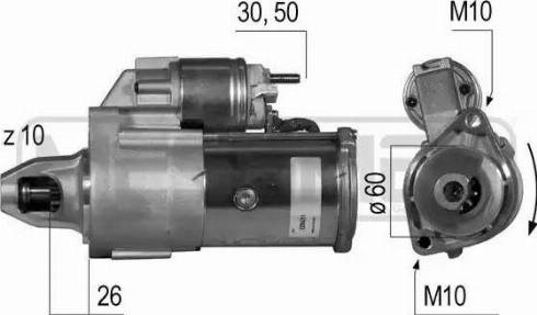 Messmer 220431 - Стартер autospares.lv