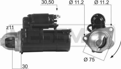 Messmer 220438R - Стартер autospares.lv