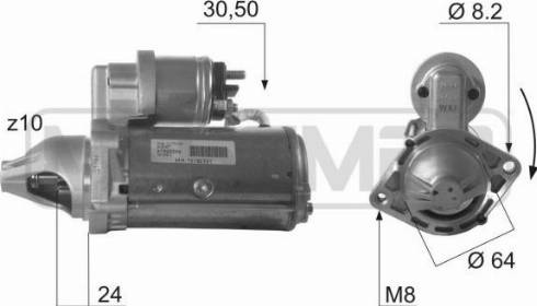 Messmer 220432A - Стартер autospares.lv