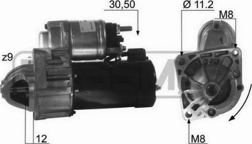 Messmer 220437A - Стартер autospares.lv