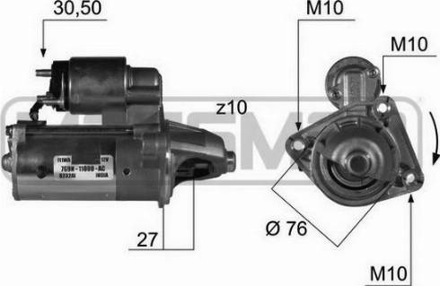 Messmer 220420A - Стартер autospares.lv