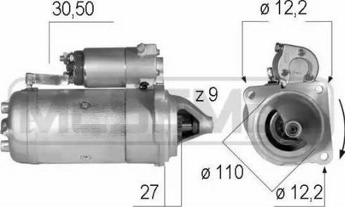 Messmer 220592 - Стартер autospares.lv