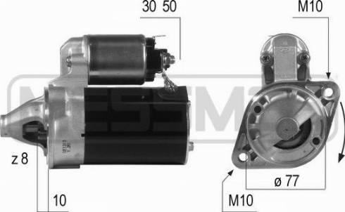 Messmer 220504A - Стартер autospares.lv