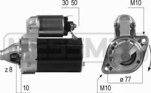 Messmer 220504 - Стартер autospares.lv