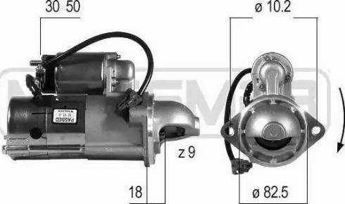 Messmer 220506 - Стартер autospares.lv