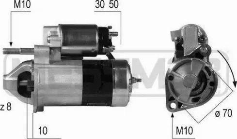 Messmer 220500 - Стартер autospares.lv