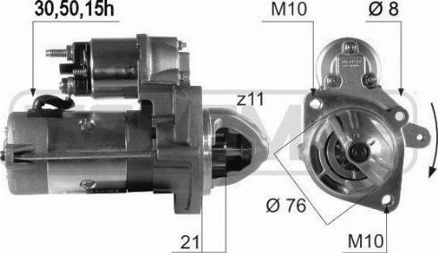 Messmer 220508A - Стартер autospares.lv