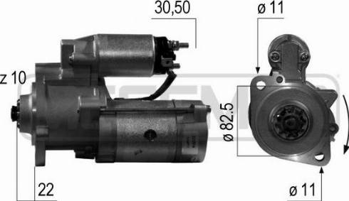 Messmer 220514A - Стартер autospares.lv