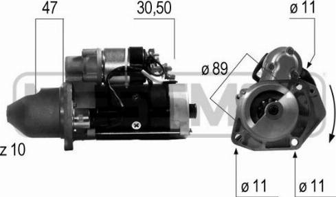 Messmer 220512A - Стартер autospares.lv