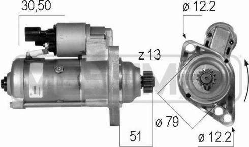 Messmer 220583A - Стартер autospares.lv