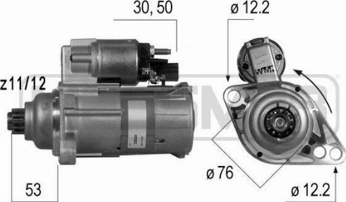 Messmer 220534A - Стартер autospares.lv