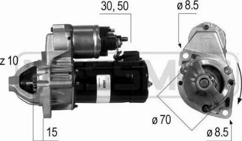 Messmer 220536 - Стартер autospares.lv