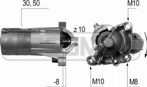 Messmer 220526A - Стартер autospares.lv