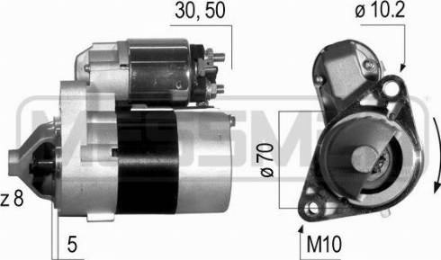 Messmer 220523A - Стартер autospares.lv